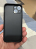 卡莱澳 苹果13mini手机壳 iPhone13mini保护套 全包防摔磨砂软壳/保护壳 黑色 5.4英寸 实拍图