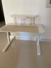 青节学生儿童学习桌椅写字桌椅可升降桌椅儿童大白桌家用书桌学习桌 1.0*0.6米Free桌3.0+书架-手摇升降 实拍图