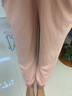 松山棉店商场同款睡衣女情侣家居服男士睡衣棉加莫代尔开衫套装 女士-松枝刺绣-胭脂粉 L （女士165，男士175） 实拍图