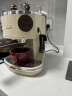 德龙（Delonghi）咖啡机 复古半自动咖啡机 家用意式浓缩 泵压式不锈钢锅炉 手动奶泡 ECO310.VBG 奶油白 实拍图