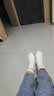 优棵树 女士袜子女春夏季100%纯棉袜10A抗菌艾草精油防臭耐磨中筒女袜 礼装【艾草香薰/10A抗菌】全白 5双 均码 实拍图