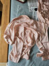 浪莎冰丝睡衣女夏季短袖长裤薄款丝绸仿真丝大码家居服套装 粉色 XL 晒单实拍图