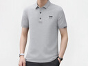 JEEP SPIRIT吉普T恤男夏季短袖男士polo打底衫翻领商务休闲衣服 花灰色 XL 实拍图