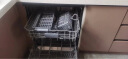 海尔（Haier）14套大容量嵌入式家用晶彩洗碗机W30洗消一体 一级变频 分区精洗开门速干EYBW142286GGU1 实拍图