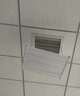 欧美龙 中央空调挡风板 防直吹空调导风板办公室空调出风口挡板挡风罩 轻便布艺材质【45cm*45cm】白色 实拍图