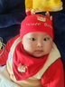 贝娜茜婴儿帽子秋冬春秋薄款男宝宝女婴幼儿新生儿胎帽6-12个月护卤门冬 实拍图