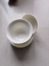 中瓷臻品德化陶瓷白瓷盖碗三才羊脂玉瓷泡茶碗不烫手大号单个茶杯茶具套装 羊脂玉白瓷5号盖碗150ml 实拍图