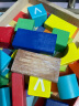 QZMEDU 儿童大颗粒积木3-6岁幼儿早教拼搭玩具男女孩数字字母认知玩具 实拍图