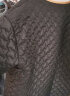 初语小海星花型加厚保暖棉服女2023冬季新款撞色包边棉衣外套棉袄 黑色 S 晒单实拍图