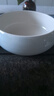 豹霖 陶瓷茶洗功夫茶具配件 茶道水洗家用大号茶盘笔洗盂水盂多功能洗茶杯碗收纳碗 水植花盆 茶洗中号-翡翠蓝 实拍图