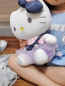 Hello Kitty 正版凯蒂猫公仔猫咪玩偶毛绒玩具安抚布娃娃靠垫枕头 送女友老婆男女孩伴手礼生日礼物女生礼品陪睡觉抱枕 30cm紫色牛仔裙 实拍图