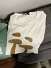 真维斯（JEANSWEST）短袖t恤男女同款夏季青少年学生ins风简约纯棉半袖T恤衫宽松上衣 白色（你是对的） 5XL 体重【190-210斤左右】 实拍图