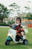 好莱娃儿童电动摩托车可坐双人摩托电动车男女孩遥控双座电动三轮摩托车 低配白色（单电机+小电瓶） 晒单实拍图