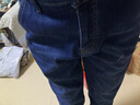真维斯（JEANSWEST）加绒牛仔裤男冬季保暖裤男直筒裤男宽松长裤子男蓝色加绒31 实拍图
