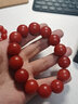 彩荷云南保山红色手串柿子红手串男女款石英岩处理 18mm手串 实拍图