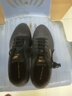安踏男鞋运动鞋男春夏季软底耐磨防泼水皮面跑步鞋减震户外休闲鞋子男 【防泼水皮面】5529-9黑/金属金 43 (270mm) 实拍图