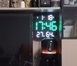 新款创意简约数字大挂钟led大字体电子钟夜光挂墙客厅钟表计时器 黑色白绿【大号】 实拍图