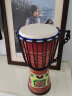 名森（Minsine）标准8英寸非洲鼓 儿童初学者演奏 云南丽江老山羊皮手鼓打击乐器 实拍图