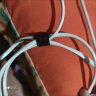 电脑理线器魔术贴桌面收纳固定整理免打孔绕线器电线网线电源线手机数据线多功能窗帘扎带自粘式 【任意裁剪】15米-随机发3色（5米三卷） 实拍图