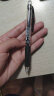 三菱（uni）M5-100Z活动铅笔 0.5mm学生自动铅笔橡胶手握透明彩色杆带橡皮可擦笔 黑色 1支装 晒单实拍图