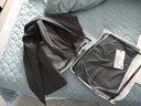 濮仕豪【两条装】秋冬款休闲裤男直筒修身时尚潮流工装松紧腰系带长裤 1063黑色+深灰【微弹】80%人选 32【(2尺5)130-145斤】 实拍图