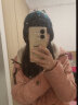 卡蒙（Kenmont）秋冬套头帽女冬针织帽女可爱秋冬百搭毛线帽日系可爱毛球帽子9357 藏青色 58cm 实拍图