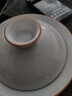 唯古 甜白釉盖碗茶杯茶具茶碗功夫三才碗简约现代纯色白瓷敬茶泡茶器喝茶 大号（满杯200ml） 实拍图