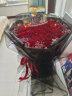 幽客玉品鲜花速递红玫瑰花束表白求婚送女友老婆生日礼物全国同城配送 52朵红玫瑰花束——我爱你 实拍图