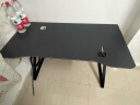 立太电脑桌台式电竞桌椅套装一体一套网吧 【黑架+黑碳纤维面】单桌120cm 晒单实拍图