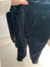 GXG男装 商场同款黑色修身牛仔长裤 2023年冬季新款 黑色 170/M 晒单实拍图