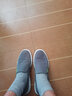 绅序（SHENXU）老北京布鞋男鞋传统布鞋男套脚懒人鞋低帮帆布鞋透气休闲鞋黑色 HW01灰色 39 实拍图