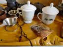 瓷韵慈心手工编织茶壶绳子高端紫砂壶盖茶壶系防摔茶杯绑壶绳茶具配件 莲花石瓢绳【咖啡色】大号 实拍图