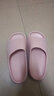秋致夏高跟拖鞋女夏季厚底室内新款韩版时尚花朵浴室凉拖鞋增高防滑外穿 卡其 39-40 实拍图