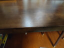 旺家星全实木电脑桌双人书桌长条桌靠窗靠墙窄桌子学习桌家用办公电脑桌 160*50*75板厚2.7cm（包送货上楼） 实拍图