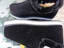 红青百年棉鞋男加绒加厚高帮老棉鞋防滑爸爸鞋老北京居家办公室保暖冬鞋 黑色【套脚款】 41 适合39的脚 实拍图