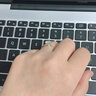 星眸珠宝 白18K金铂钻石戒指男女婚戒天然钻真钻戒子扭臂镶订结婚礼物 雪花六爪直臂-13分钻50分效果F-G 实拍图