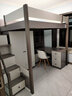 大美不凡儿童床高低床带学习桌上下铺双层床男孩小户型上下床下书桌床一体 上铺床+书桌+衣柜+衣柜梯柜 1.5*2.0 实拍图