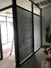 钢化玻璃隔断墙双玻带百叶写字楼办公室铝合金隔音屏风高隔断墙板 57款单层5mm透明玻璃 晒单实拍图