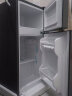 新飞（Frestec） 冰箱小型双开门 迷你小冰箱家用宿舍租房冷藏冷冻电冰箱节能省电 76A128LS【一级能效】灰色 实拍图