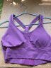暴走的萝莉跑步瑜伽健身服美背防震文胸 LLWX02948 柔淡紫 L 实拍图