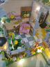 IE高颜值童话小镇积木拼装房子别墅小屋女孩玩具模型生日61礼物 阳光花房+灯【608颗粒】 实拍图