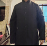 JIAYE高级感痞帅新中式中山装夹克男春秋赵山河同款休闲立领西装外套潮 #黑色【单件外套】 5XL 【建议185-200斤】 实拍图
