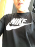 耐克（NIKE）短袖男士 25夏季新款运动服装跑步健身衣纯色棉质半袖圆领休闲T恤 AR5005-010/全棉亲肤 L 【175】体重130~150斤左右 实拍图