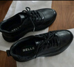 百丽潮搭舒适休闲鞋男鞋牛皮商务运动鞋A1354AM5  黑绒里 44 实拍图