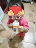 NEVS吸管奶瓶大宝宝儿童学饮吸管杯1-2-3岁婴幼儿喝水牛奶杯6个月以上 240ml诺菲橙【吸嘴】6月+ 实拍图