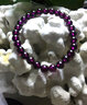 卡薇亚天然紫牙乌石榴石手链女士款情人节送女友送老婆生日礼物水晶手串 珠径5.5mm左右单圈附证书 实拍图