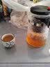 天喜（TIANXI）锤纹飘逸杯茶具套装按压式大容量茶水分离可拆卸冲洗壶过滤泡茶壶 单壶 500ml 实拍图