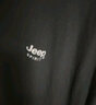 吉普JEEP【纯棉3件装】短袖T恤男20222夏季新款男士体恤衫纯色半袖圆领中青年宽松休闲百搭上衣男  黑色+雾霾蓝+铁灰 XXXL（建议145-160斤） 实拍图