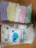 纺涵【6层棉纱】婴儿口水巾宝宝方巾洗脸小毛巾喂奶巾新生儿手绢手帕 纯色印花组合10条装-30*30cm 实拍图