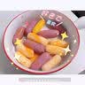 参情无限 【顺丰直达】芝士年糕条片三色口味混合韩式脆皮炒年糕部队火锅 紫薯芝士夹心年糕2袋（共500g） 实拍图